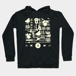 Music Instruments Collections Hoodie